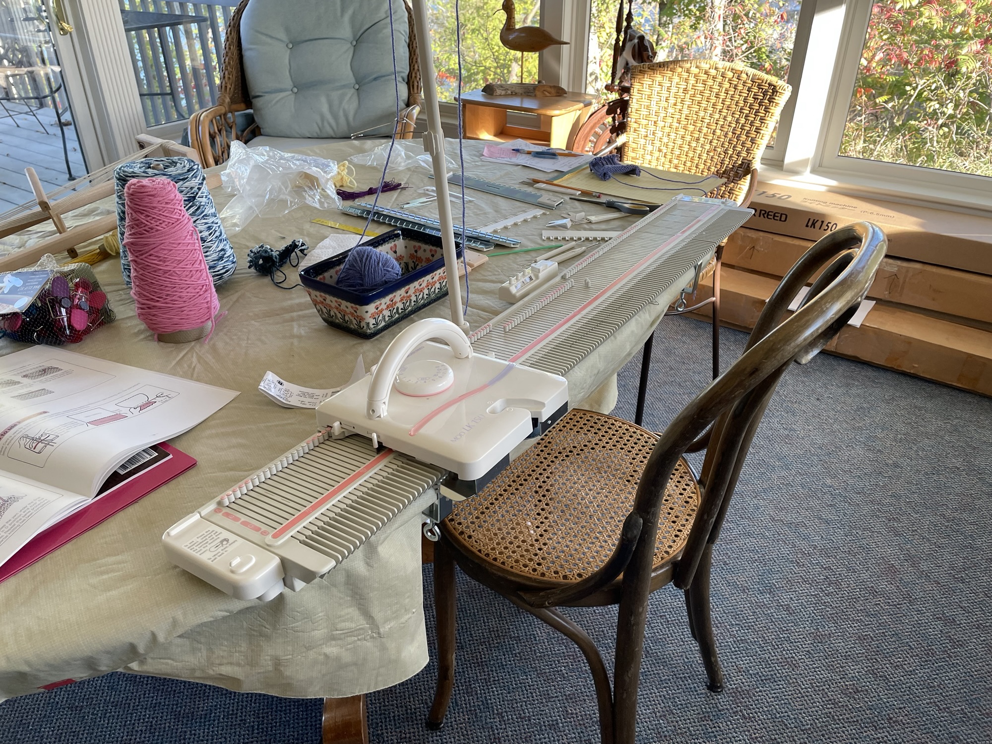 Machine Knitting Rabbit Hole – Yarns from the Lake